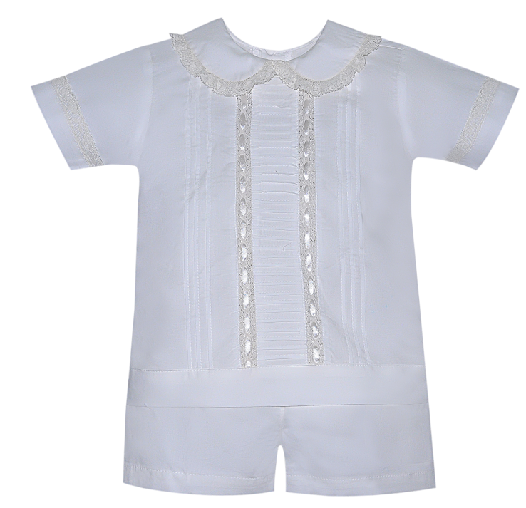 White Davis Short Set