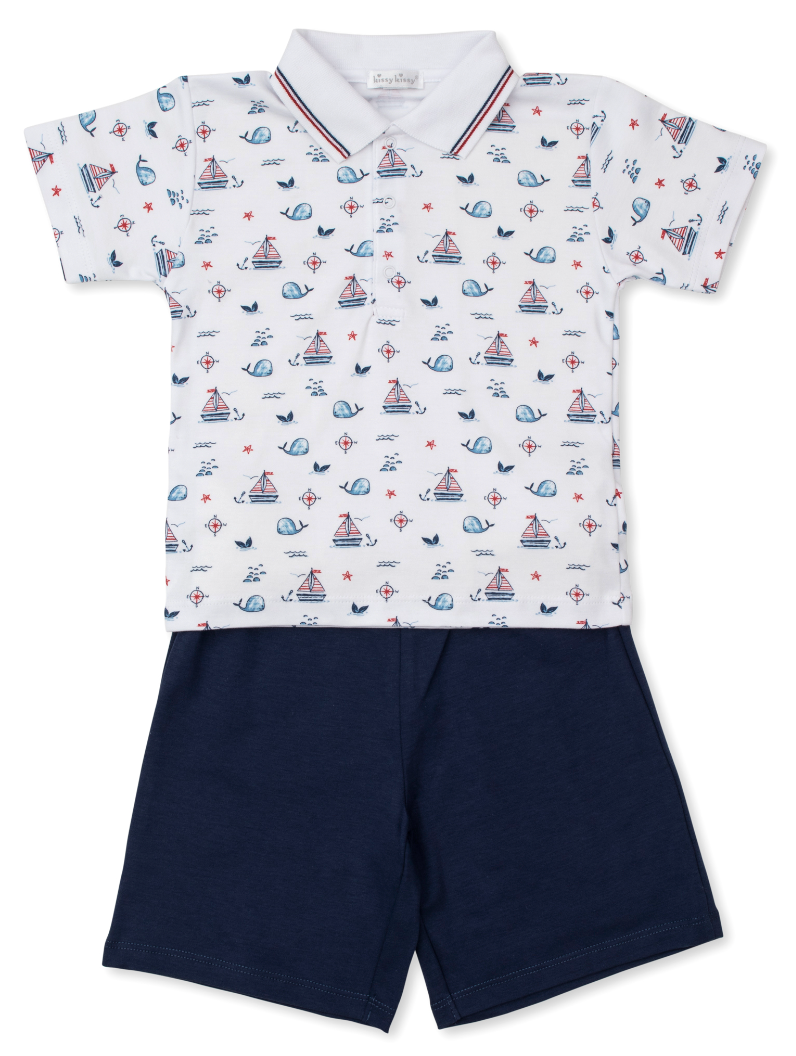 Sails N Whales Bermuda Short Set