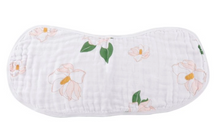 Load image into Gallery viewer, 2-In-1 Magnolia Burp Cloth and Bib