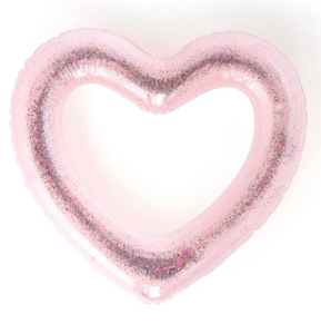 Glitterbomb Heart Shaped Inner Tube