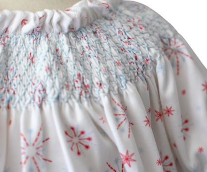 Short Sleeve Addison Dress Fireworks