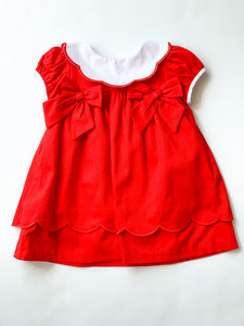 Corduroy Scallop Dress- Infant