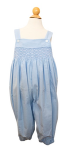 Smocked Longall Baby Blue Cord