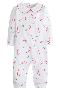 Printed Playsuit Candy Cane