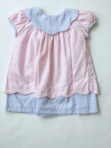Candyland Scallop Dress-Toddler Girls
