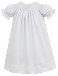 Group 1 White Pique Bishop Dress 3000A