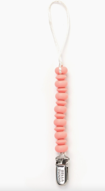 Pink Pacifier Clip