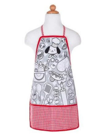 Colour-An-Apron - Red