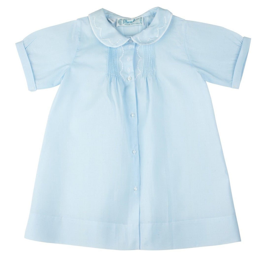 Boys Embroidered Collar Folded Daygown 74100