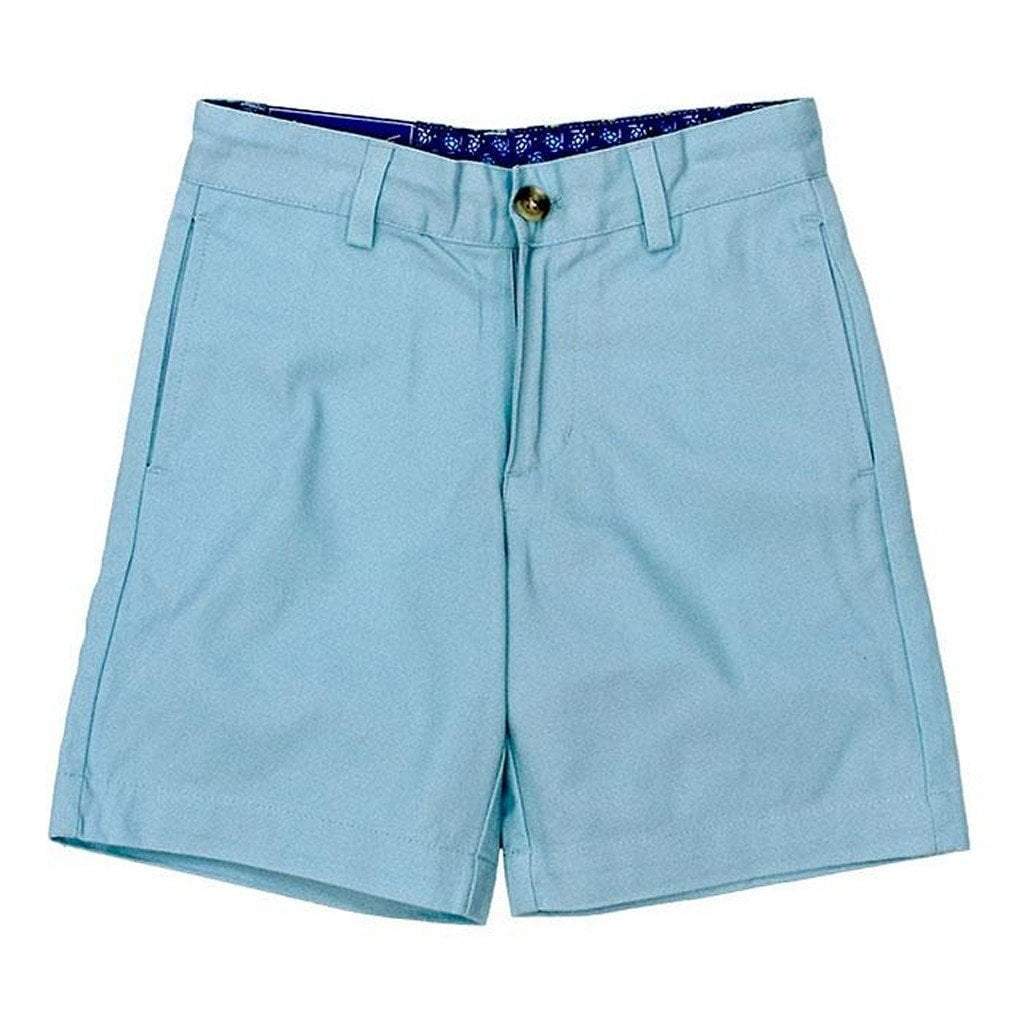 Ice Blue Twill Shorts