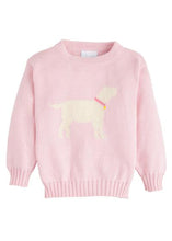 Load image into Gallery viewer, Pink Lab Intarsia Sweater