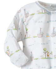 Load image into Gallery viewer, Noah&#39;s Print Footie Blue - infant