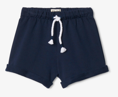 Navy Toddler Pull On Shorts
