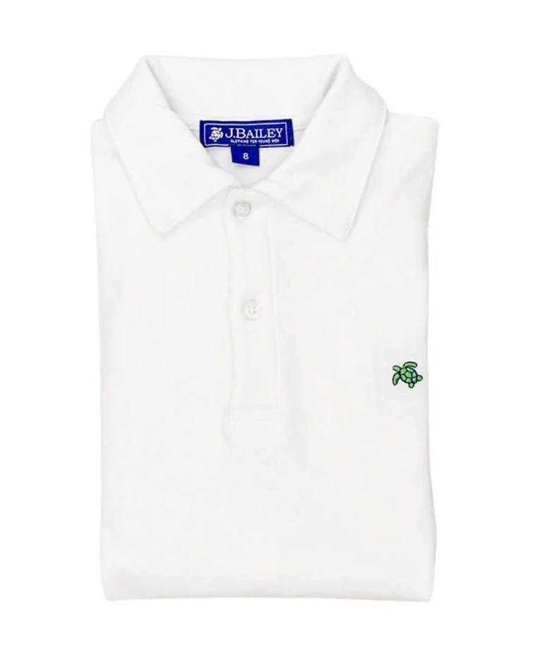 Henry Short Sleeve Polo White