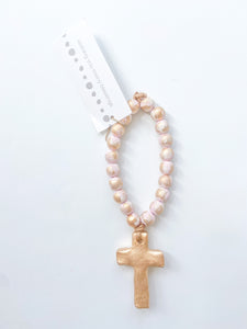 Bitty Blessing Bead Pink