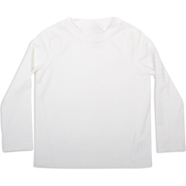 White Longsleeve Swim Shirt