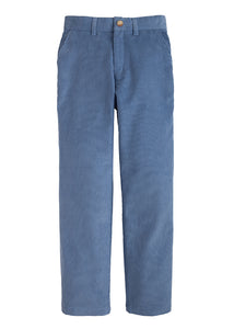 Stormy Blue Corduroy Classic Pants