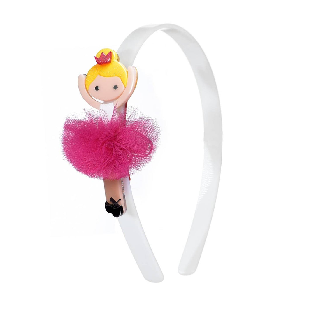 Headband Blonde Ballerina Pink Tutu
