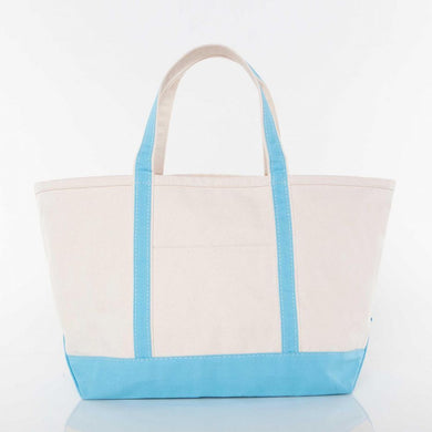 Large Boat Tote - Baby Blue