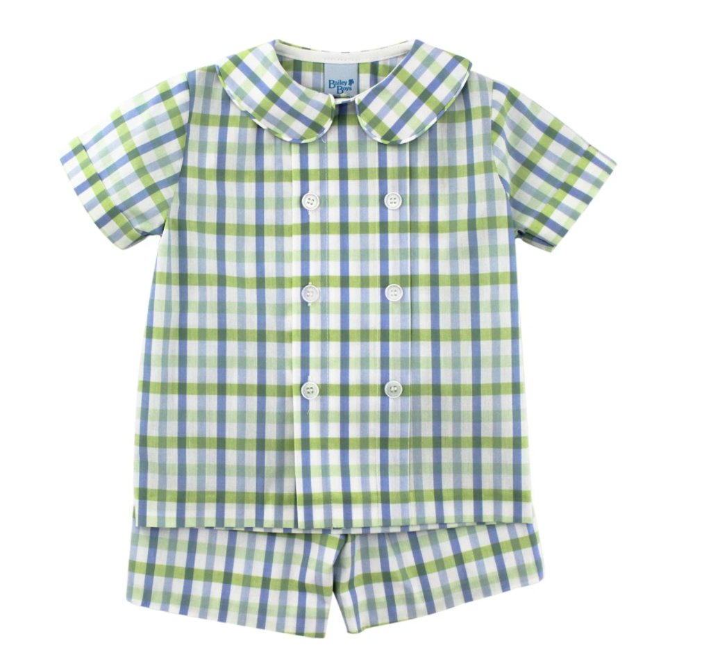 Darcy Windowpane Dressy Short Set