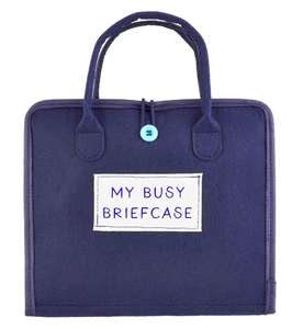 Blue Busy Briefcase