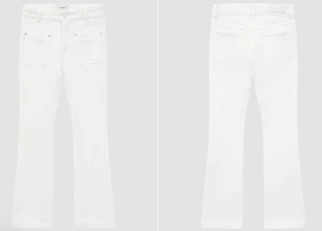 Claire Bootcut Jean White Tide